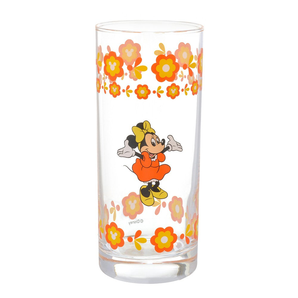 Retro-Cafe 喫茶店 Mickey/ Minnie 長身玻璃杯