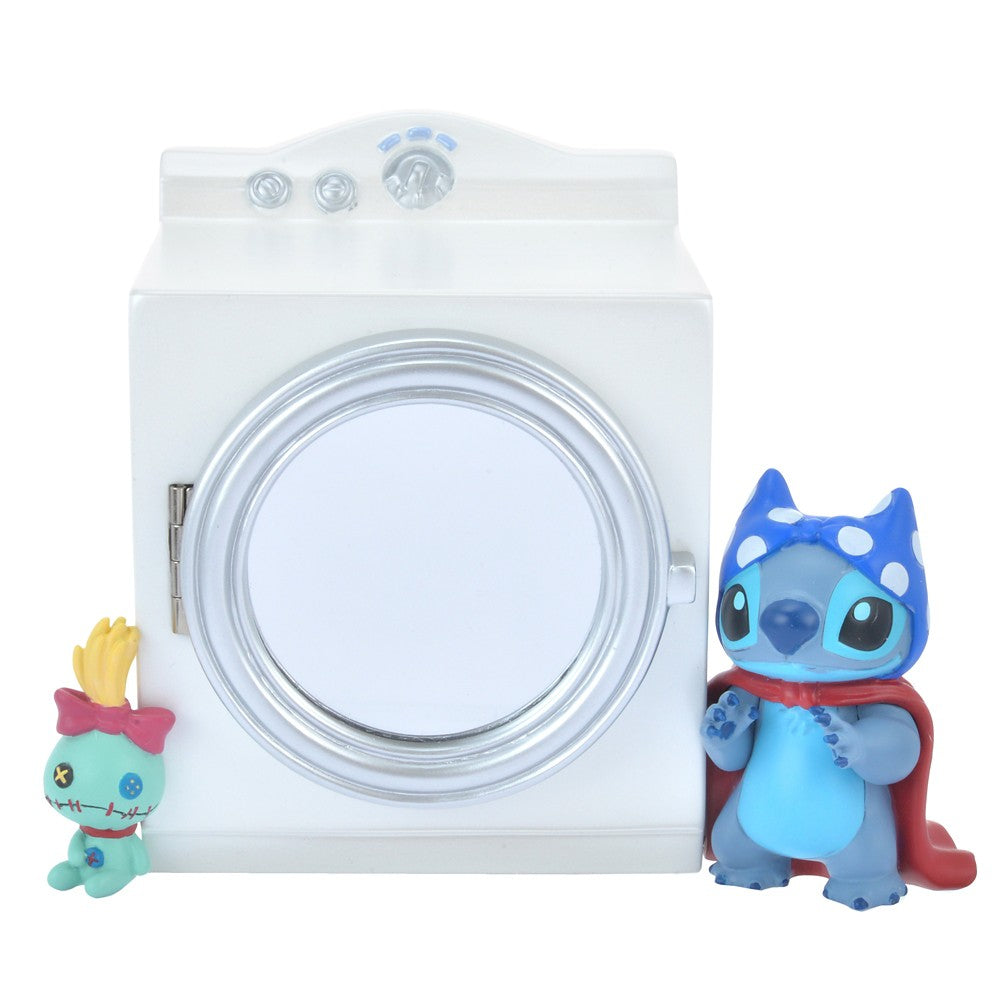 洗衣機連鏡 收納擺設 Disney Stitch&Scramp OHANA LIFE