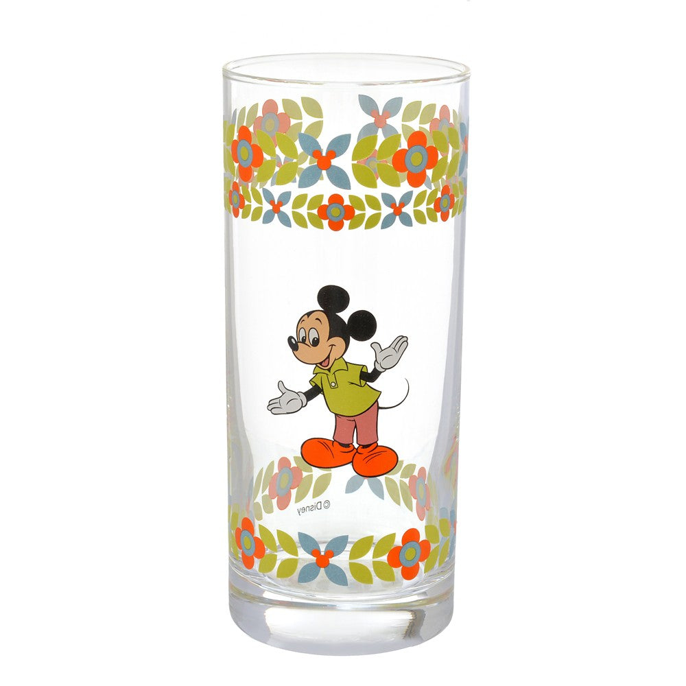 Retro-Cafe 喫茶店 Mickey/ Minnie 長身玻璃杯