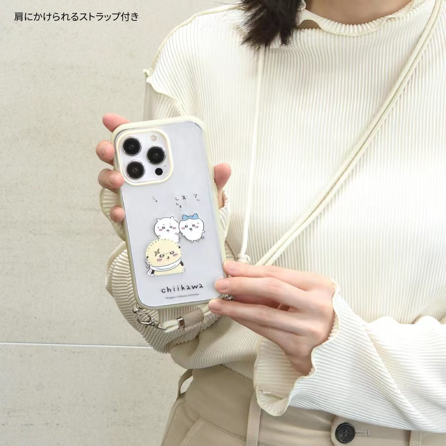 Chiikawa IIIIfit Loop iPhone case 連電話斜孭帶套裝 iPhone14 Pro / 13 Pro / iPhone14/ 13/ iPhoneSE(第3世代/第2世代)/8/7/6s/6 case