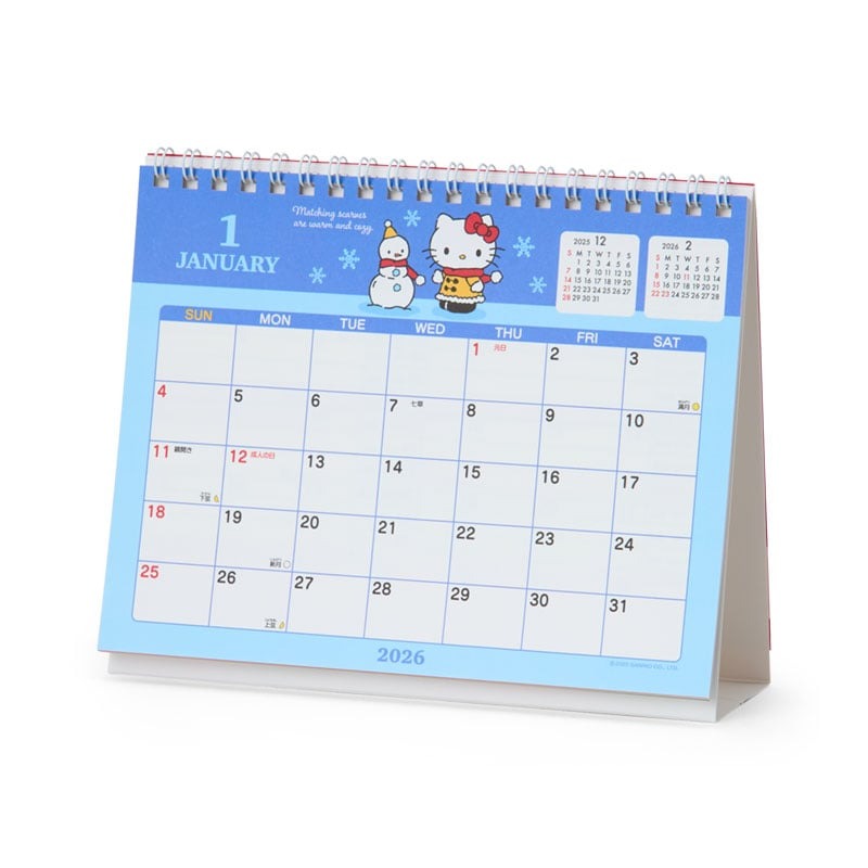 Sanrio | Kitty 座枱月曆 CALENDARS 2026