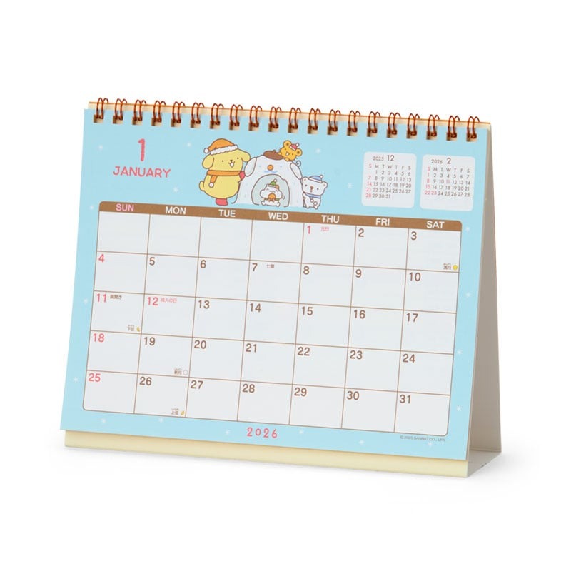 Sanrio | 布甸狗 座枱月曆 CALENDARS 2026