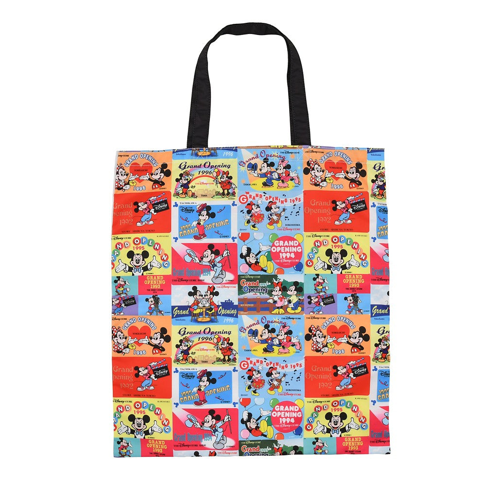 Mickey & Friends Disney Store Japan 30th Anniversary Historical Card 摺疊環保袋