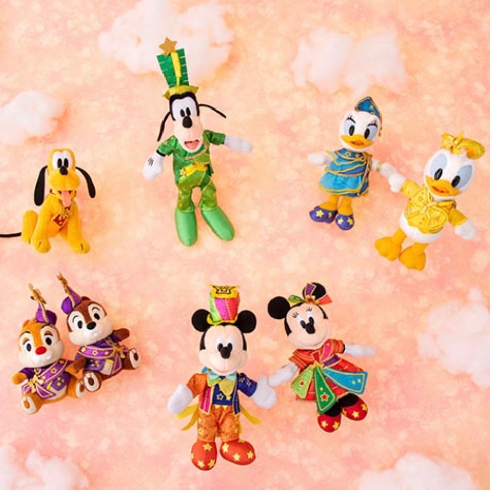 Tokyo DisneyLand 40th Dream Go Round - 公仔吊飾 Mickey/ Minnie/ Donald/ Daisy