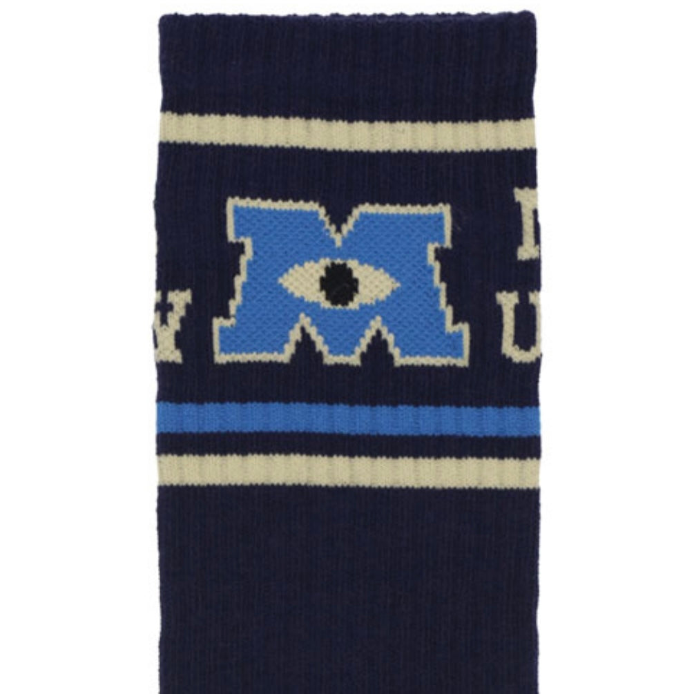 Monsters University at Disney Resort 黑/ 白長襪