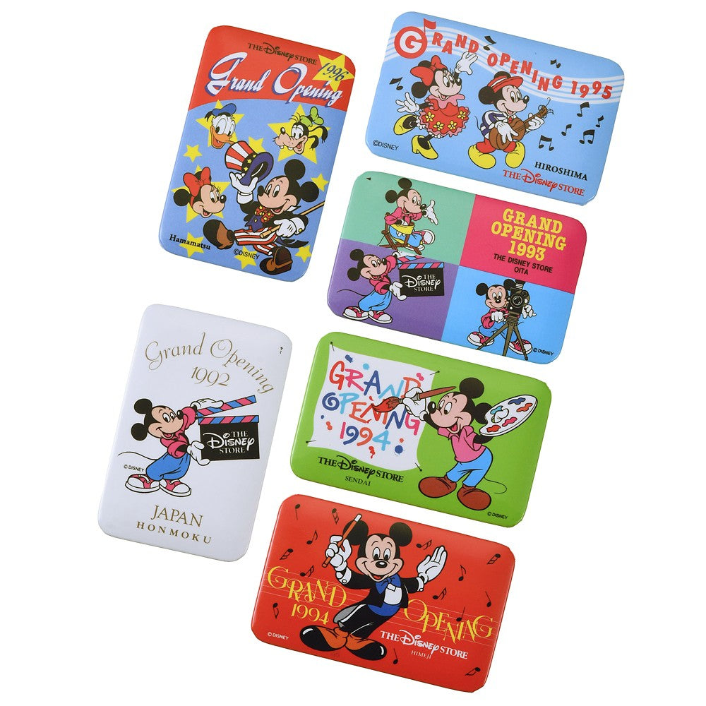 Mickey & Friends Disney Store Japan 30th Anniversary Historical Card 盲抽Pin