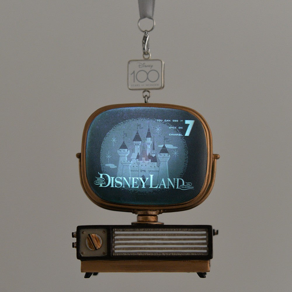 Disney 100 The Eras Collection Studio Disneyland 城堡電視Light-up 吊飾 Ornamants