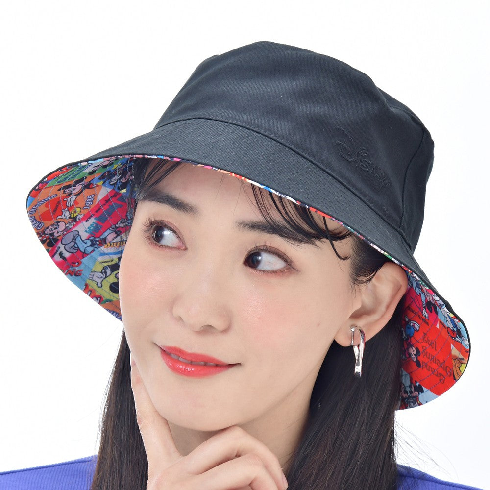 Mickey & Friends Disney Store Japan 30th Anniversary Historical Card 雙面漁夫帽
