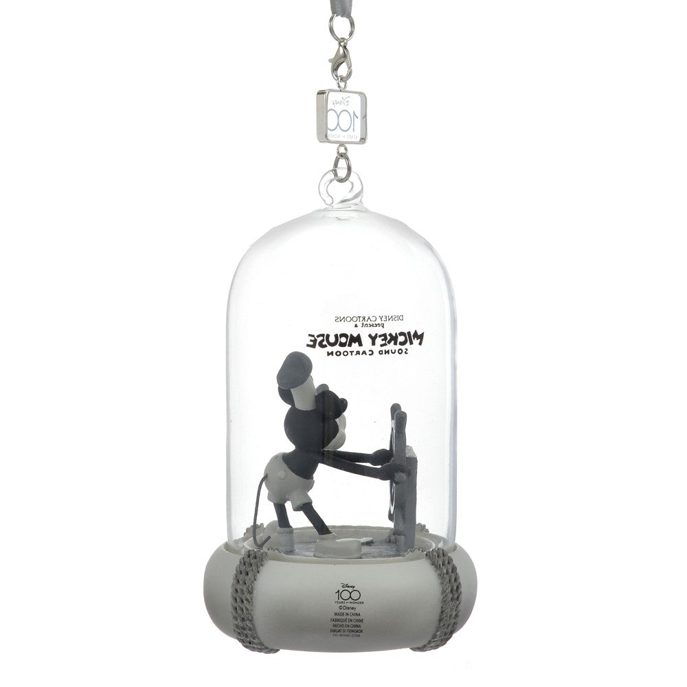 Disney 100 The Eras Collection Studio Mickey 蒸氣船 Light-up 吊飾 Ornamants