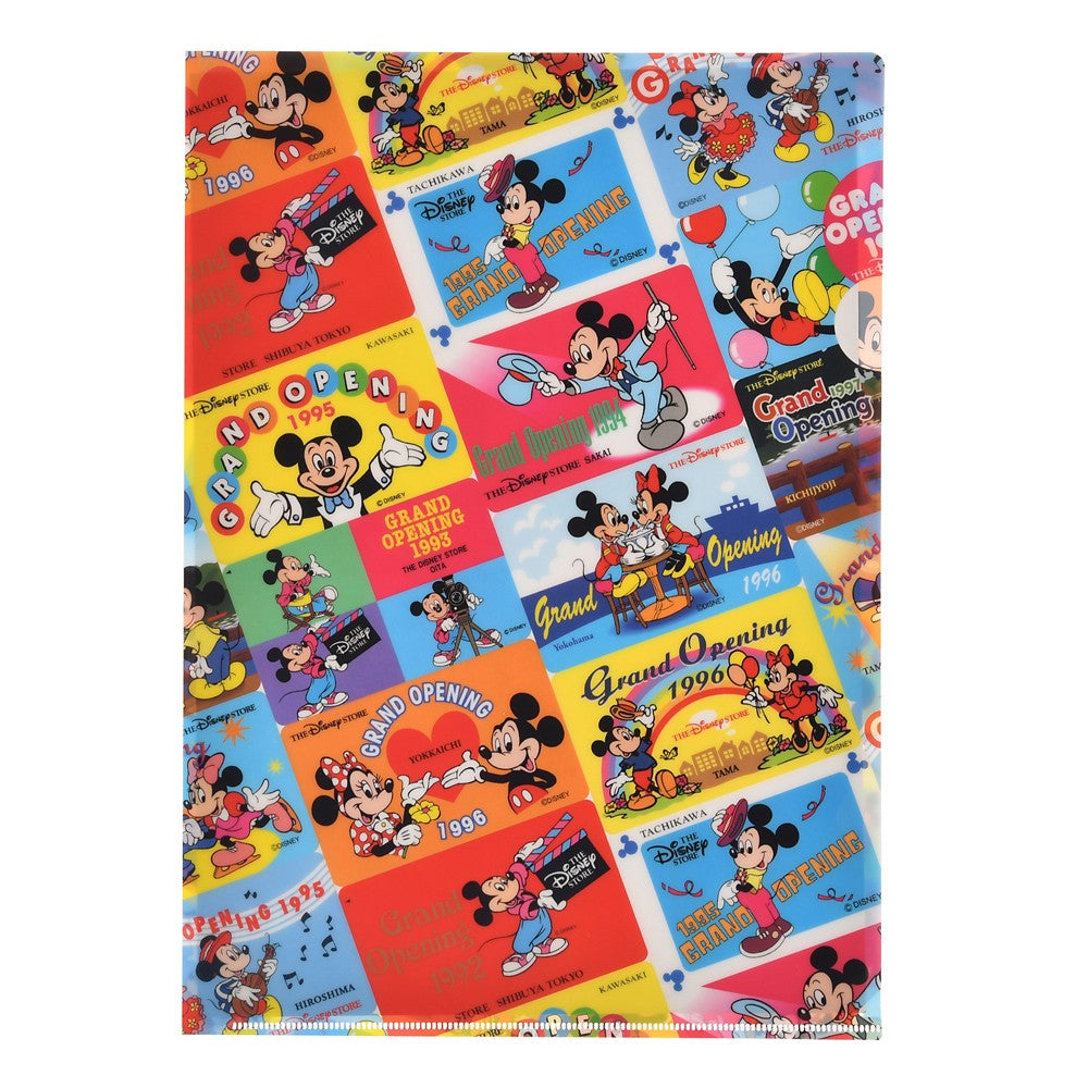 Mickey & Friends Disney Store Japan 30th Anniversary Historical Card File Set