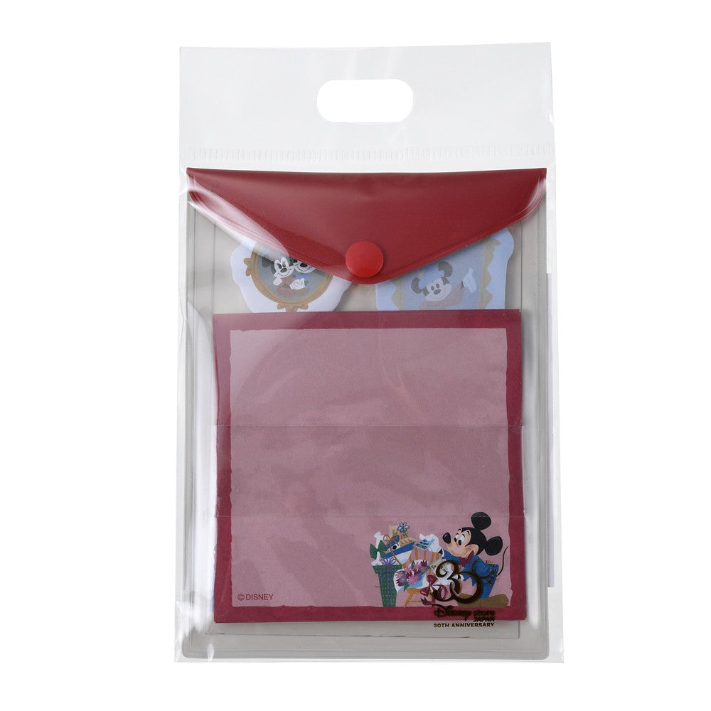 Mickey & Friends Memo set Disney store 30th ANNIVERSARY COLLECTION