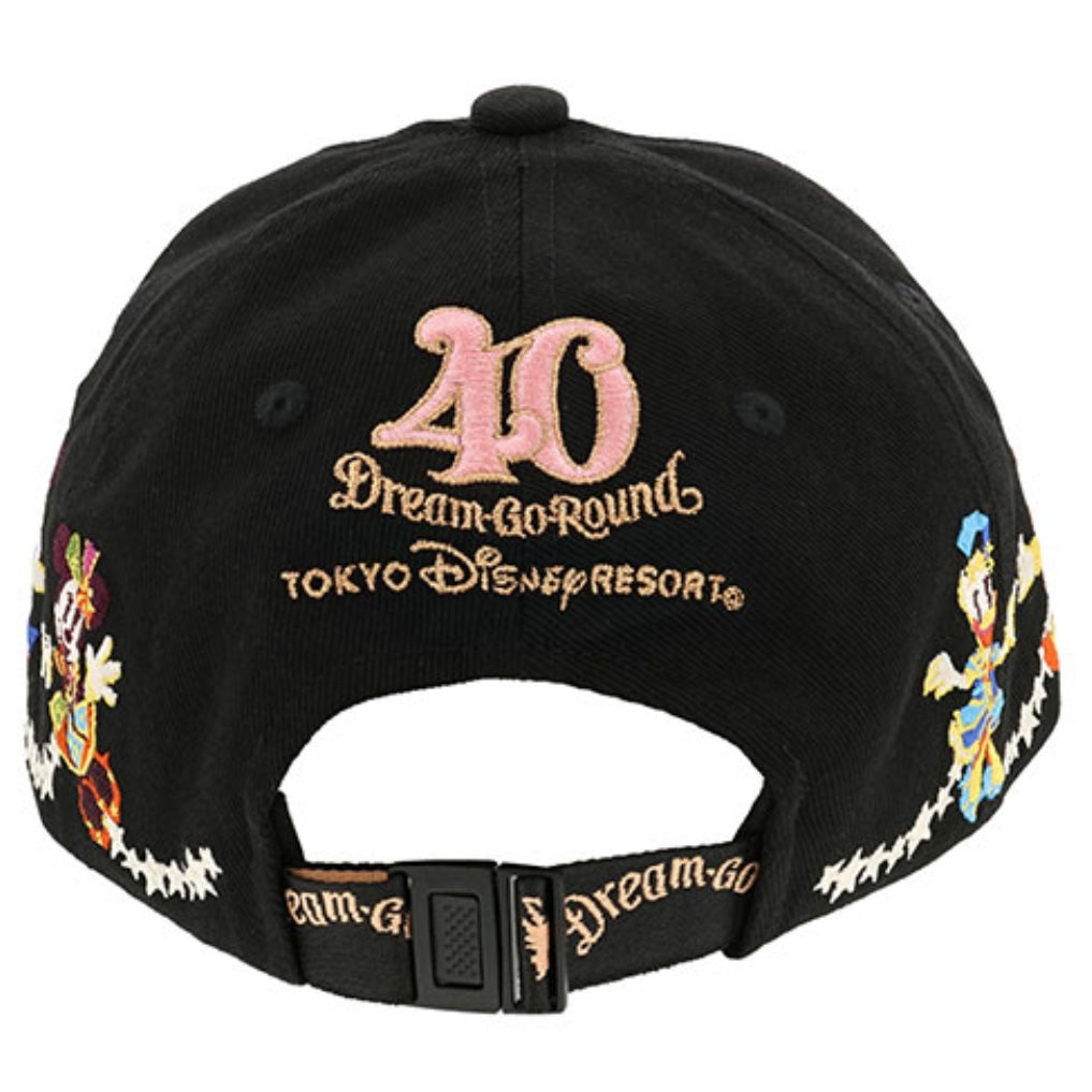 Tokyo DisneyLand 40th Dream Go Round - Mickey & Friends 黑色 Cap 帽
