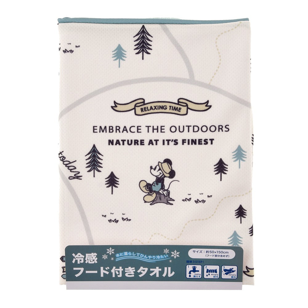 Disney Outdoor 2023 Mickey 連帽毛巾