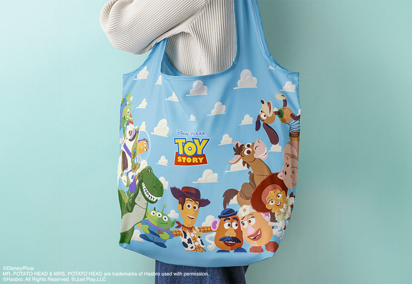 日本限定 Tokyo Banana x Toy Story 環保袋/ Shake shake匙扣