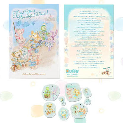Postcard & Sticker Set - DISNEYSEA 25TH Find Your Beautiful Blue