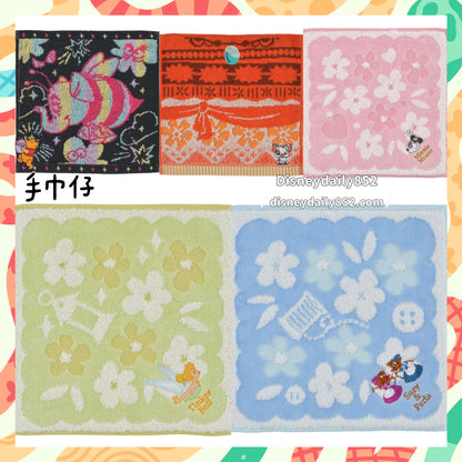 Pooh/ Minnie/ Moana/ 灰姑娘鼠鼠/Tinkerbell 手巾仔