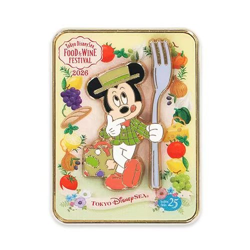Mickey Pin - Special Merchandise x 五星級大鼠 - TOKYO DISNEY SEA FOOD & WINE FESTIVAL