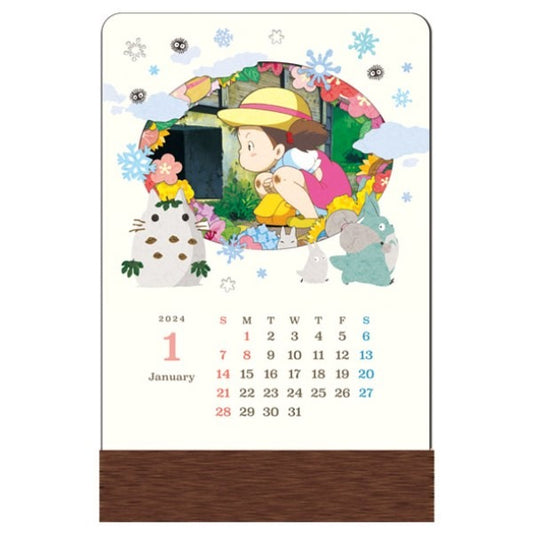 Totoro 龍貓 2024 坐枱月曆