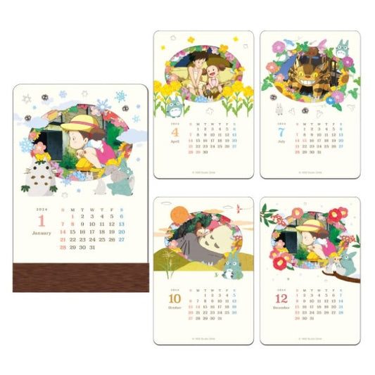 Totoro 龍貓 2024 坐枱月曆