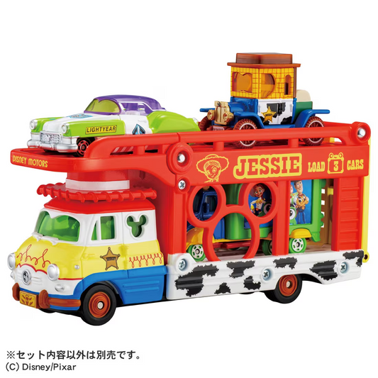 Tomica 玩具車 | Toy Story 5｜Jessie 紅色貨車 *可放3架車，圖中小車需另外購買