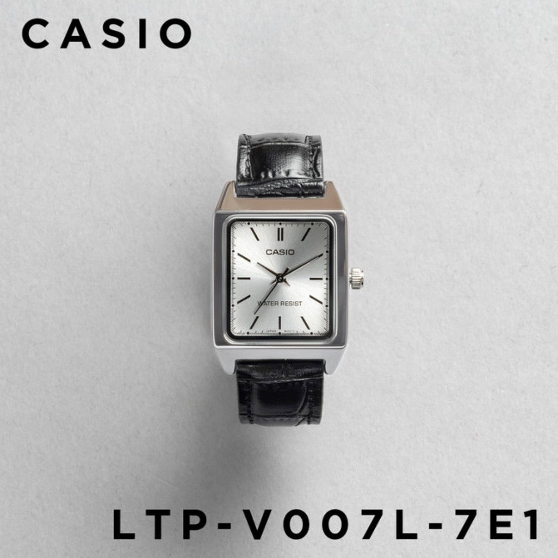 CASIO | LTP-V007L 方型復古皮帶手錶 7色
