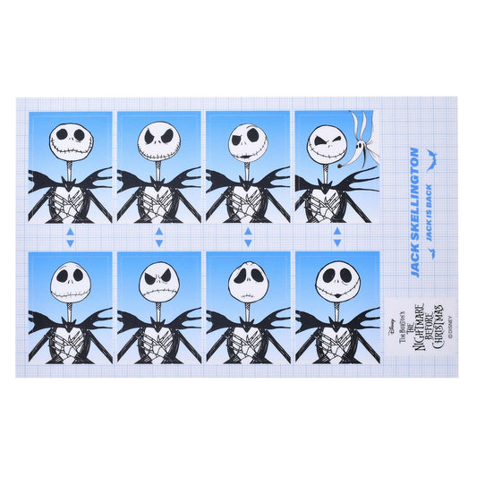 Jack 證件相貼紙  - TIM BURTON'S THE NIGHTMARE BEFORE CHRISTMAS
