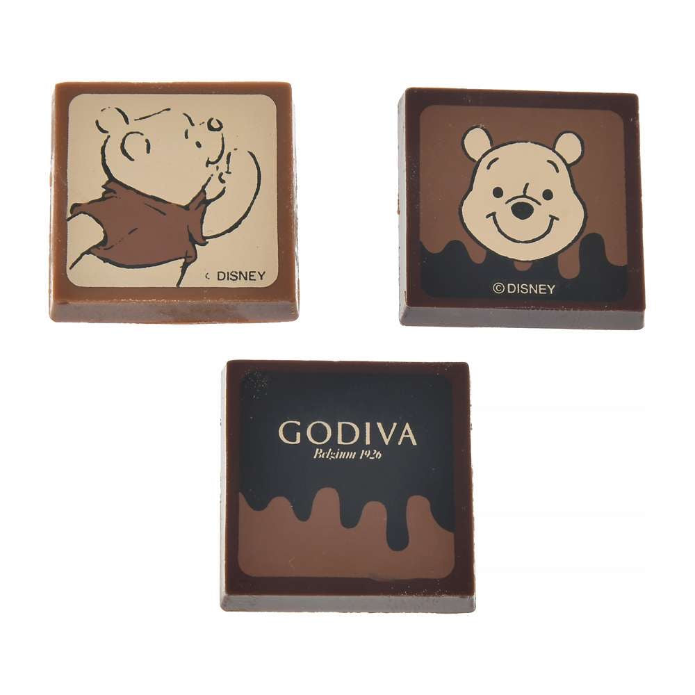 DISNEY VALENTINE  Pooh GODIVA 朱古力連Pouch