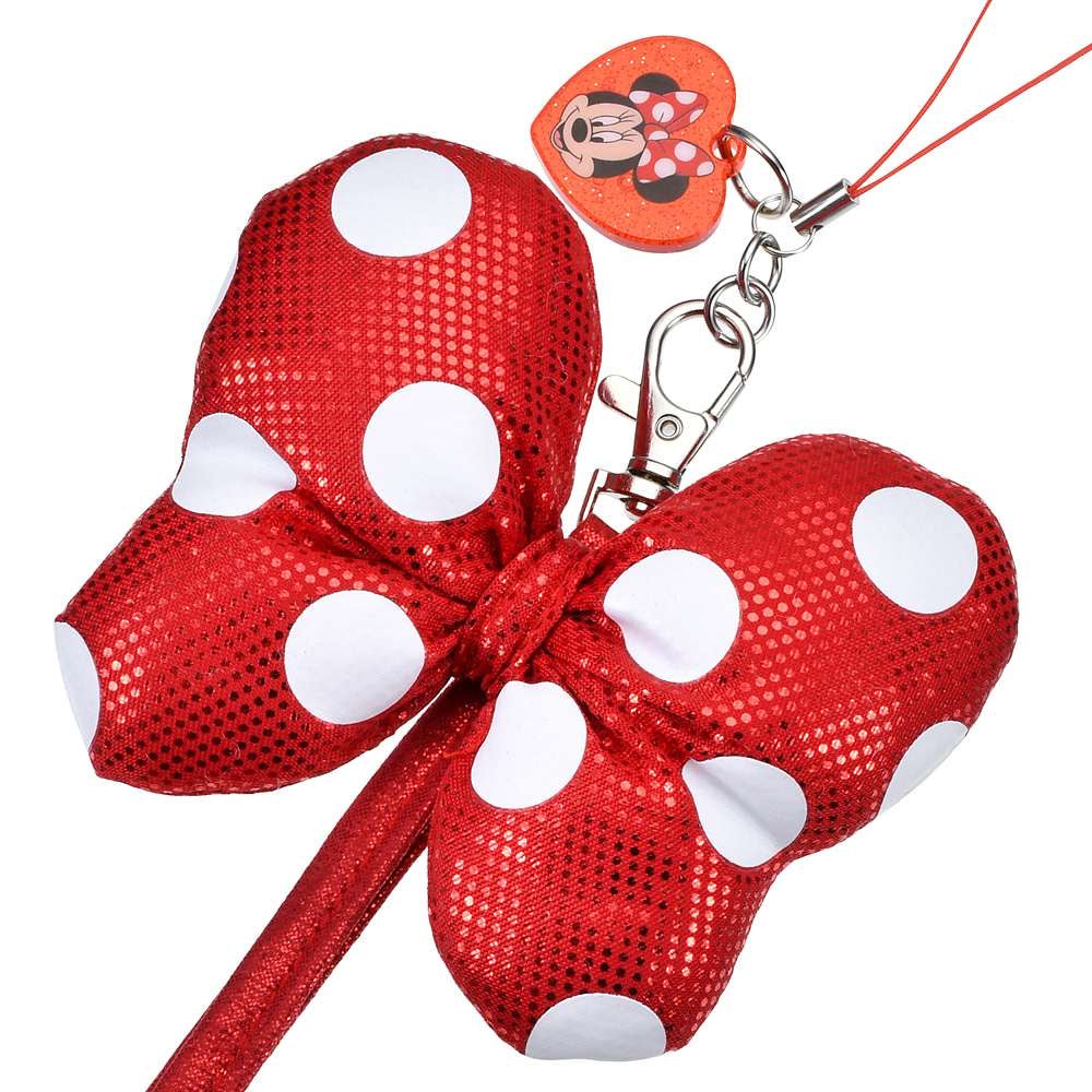 Minnie 多用途掛繩匙扣 Minnie Dot Ribbon