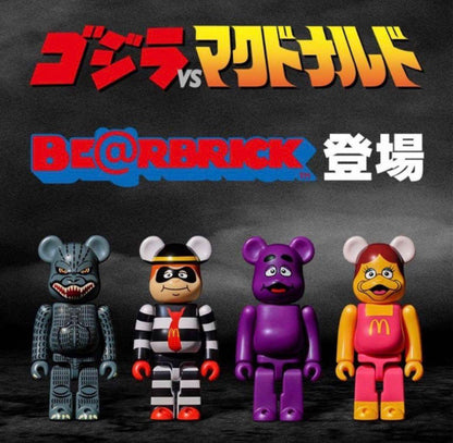 現貨 日本限定 麥當勞 Mcdonald BE@RBRICK x 哥斯拉 BE@RBRICK Godzilla Set Bearbrick 限量 BE@RBRICK「Godzilla vs. McDonald’s」