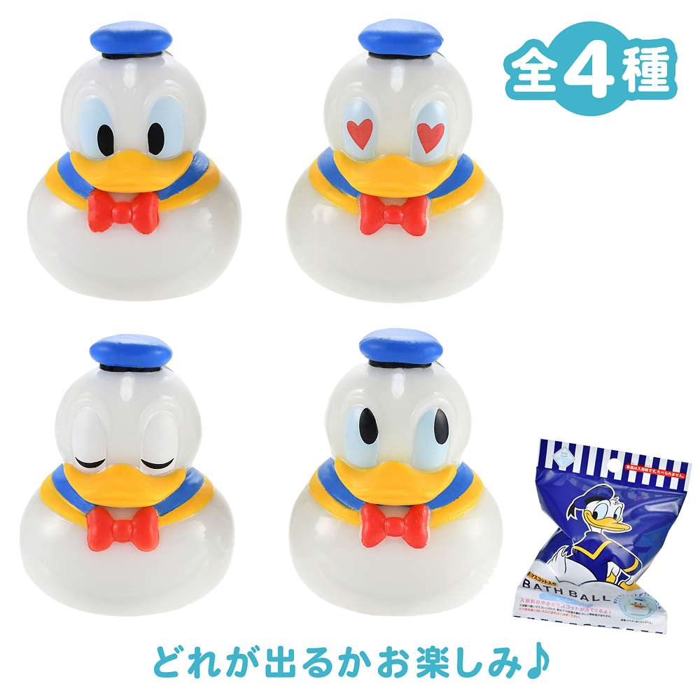 Donald 浴球 （玩具可以係水中震動） *隨機一款