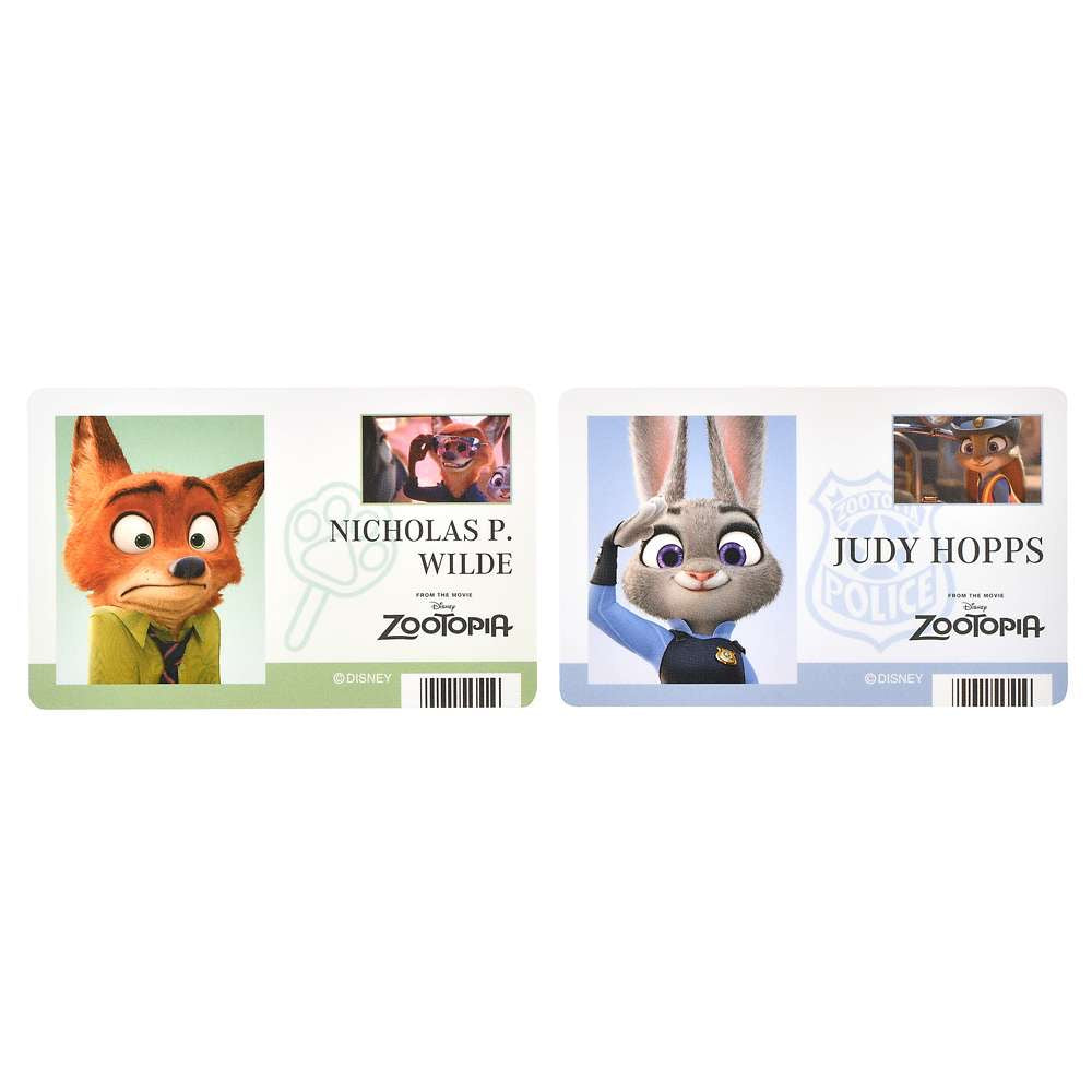 Zootopia/ Bayamx/ 雲妮/ Moana 證件風Sticker Set - Sticker Collection
