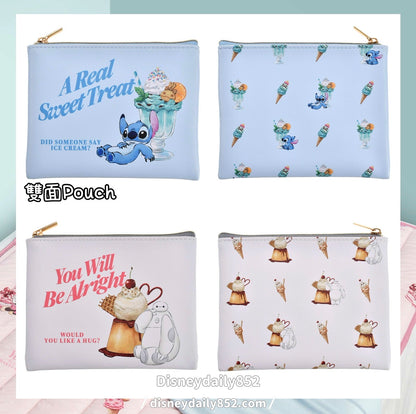 Baymax/ Stitch 雙面Pouch｜Disney Cool Goods