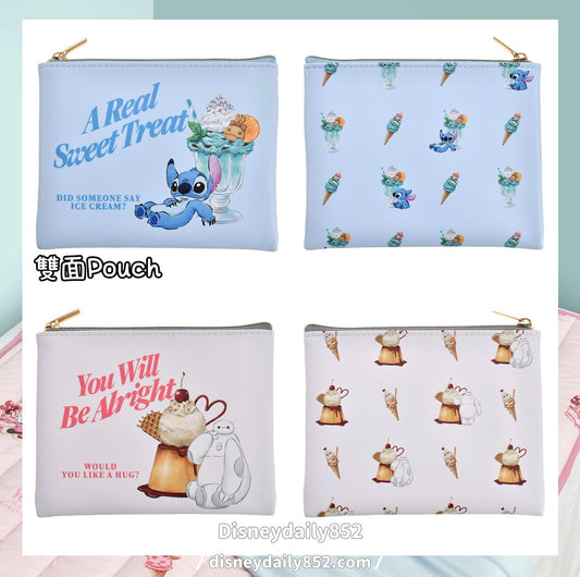 Baymax/ Stitch 雙面Pouch｜Disney Cool Goods
