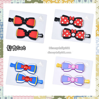 Mickey/ Minnie/ Donald/ Daisy 髮夾Set