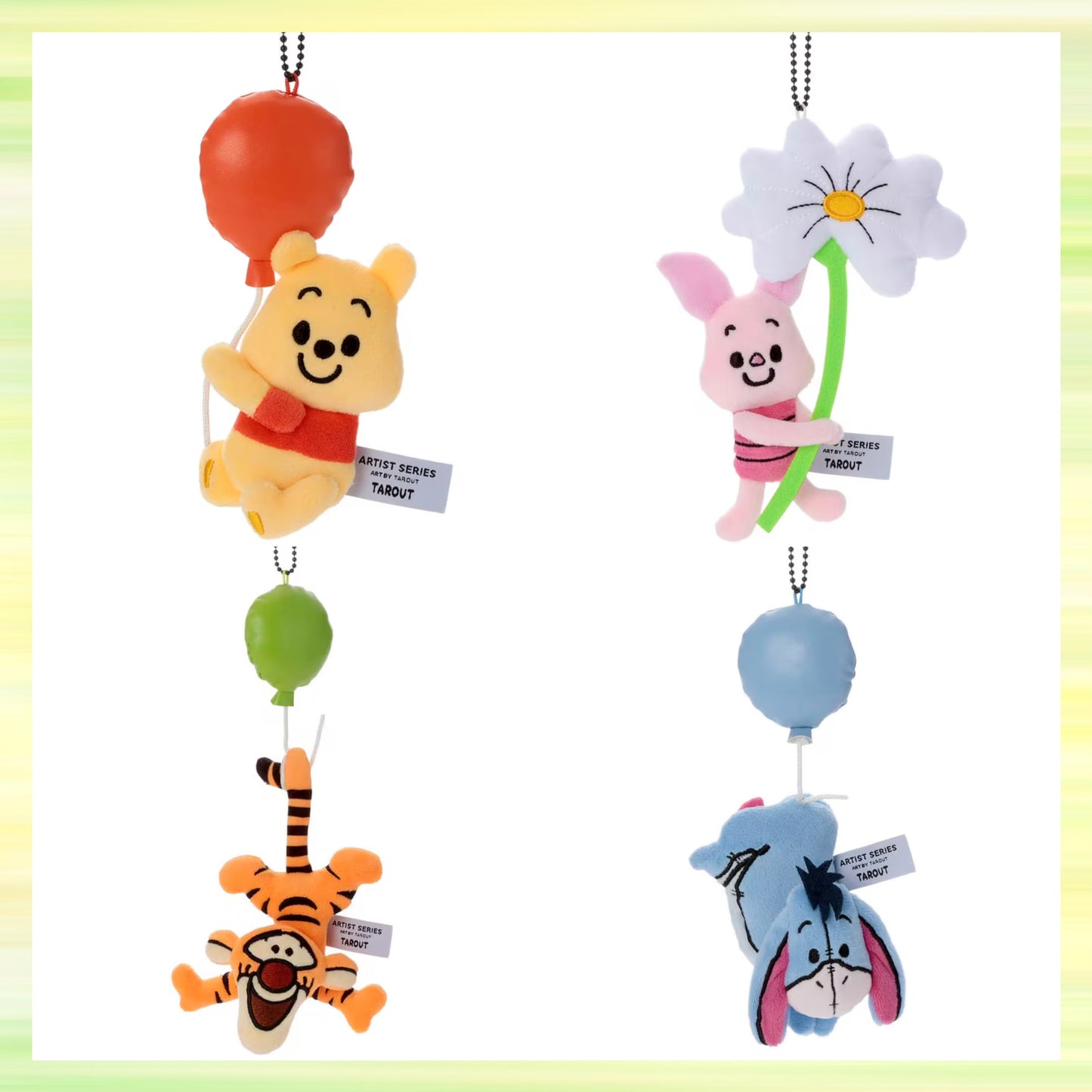 Pooh/ Piglet/ Tigger/ Eeyore TAROUT 插畫風掛飾 | POOH POOH 100周年限定