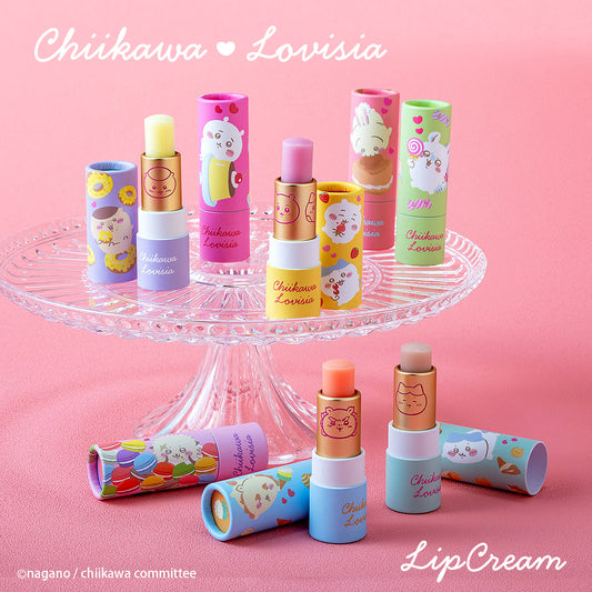 Lovisia x Chiikawa 限定 小可愛 香味潤唇膏 ちいかわ