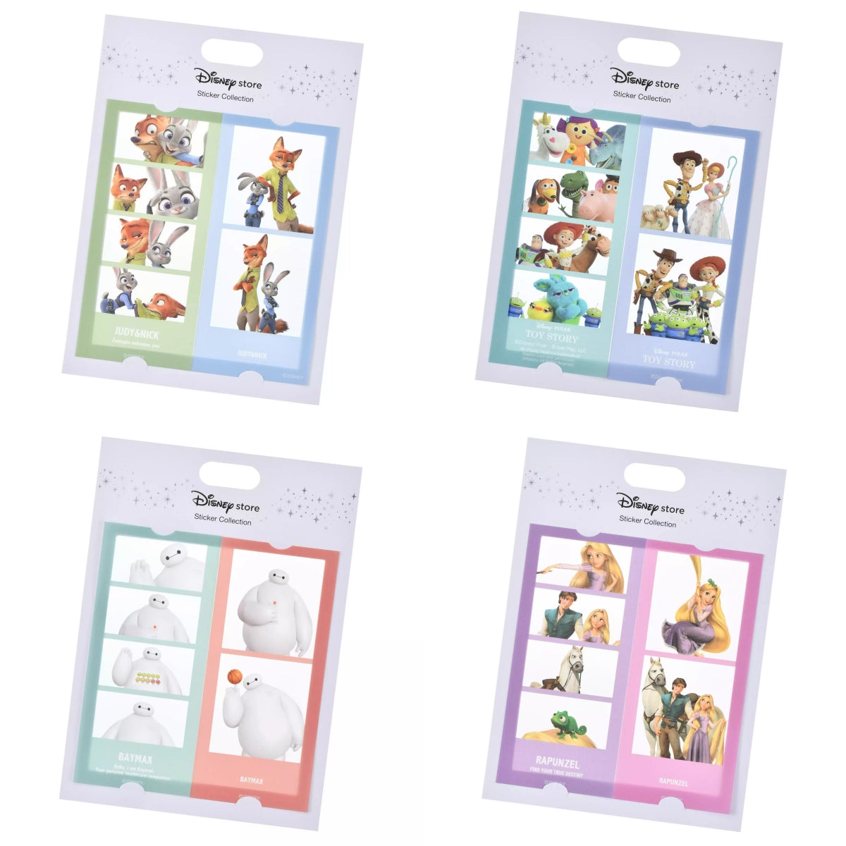 Zootopia/ Toy Story/ Baymax/ Rapunzel Photo風格 Sticker