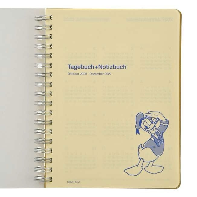 Donald Rollbahn Diary 月間 Schedule|CALENDAR ＆ ORGANIZER 2027