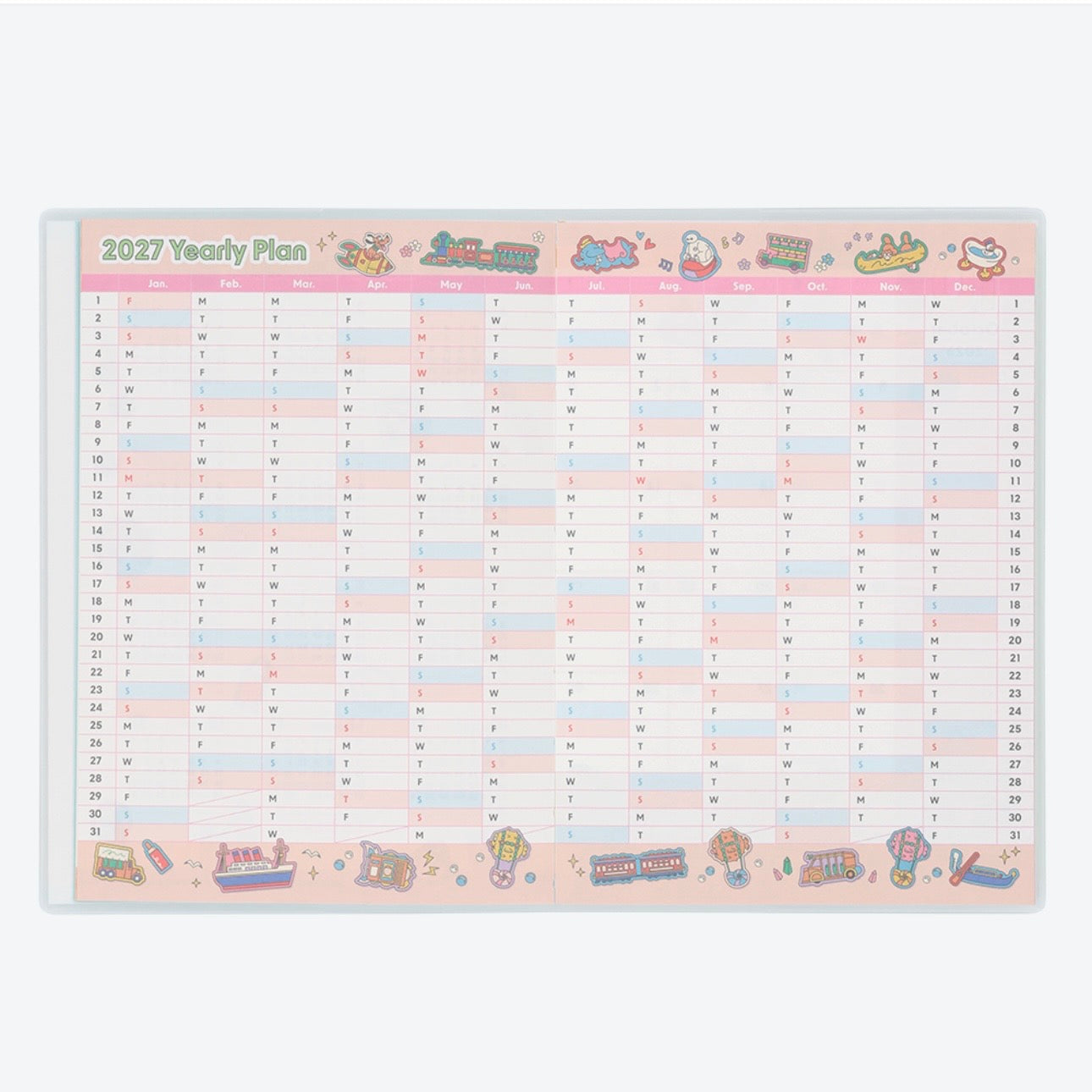 Disney Resort 園區 Schedule 2027