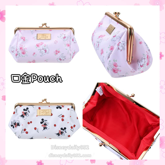 Marie/Minnie 口金 Pouch - Floral Print