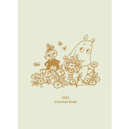 Moomin x呀美(賞花) A6 Schedule Book 2024