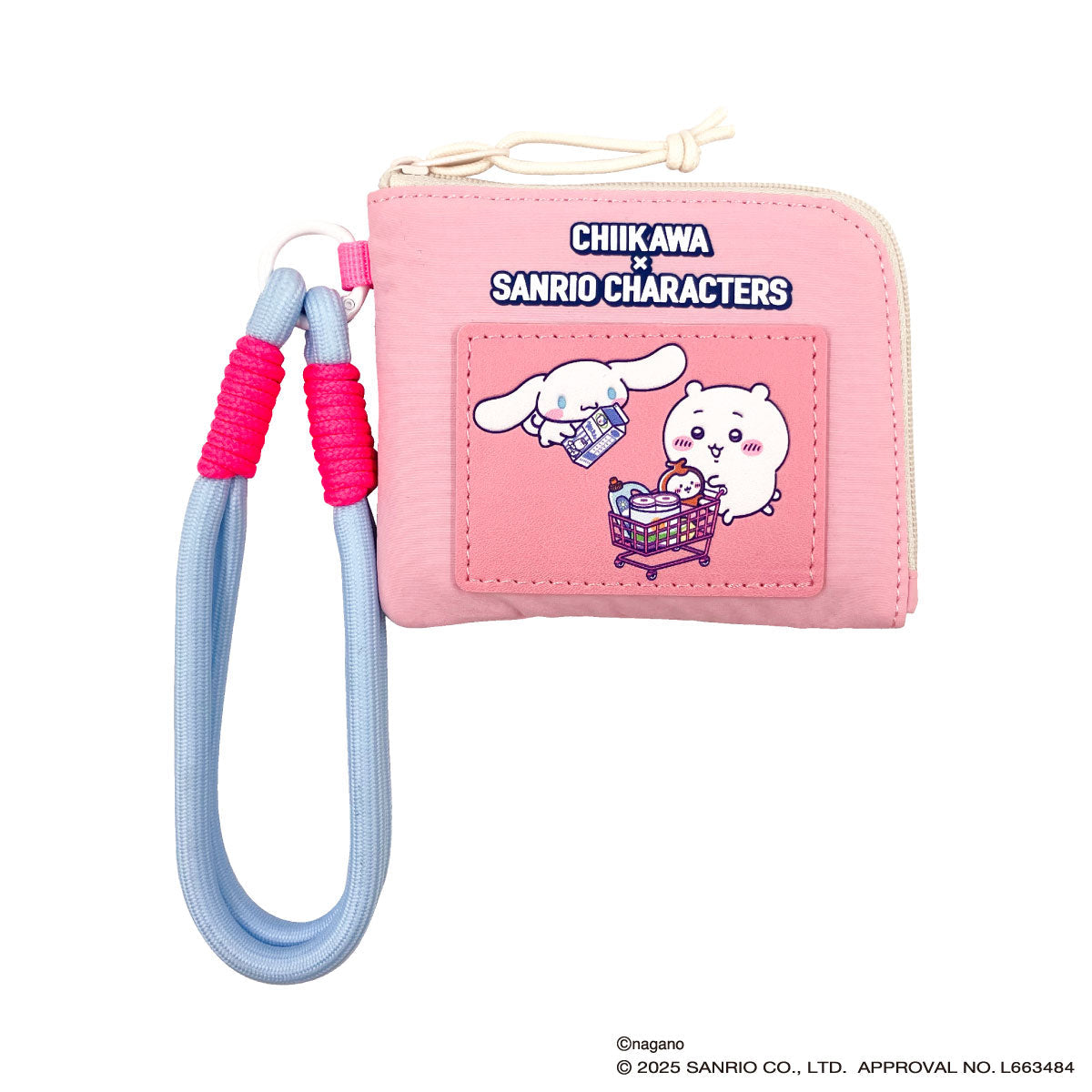 Chiikawa x Sanrio 系列 小可愛 Supermarket Compact Wallet
