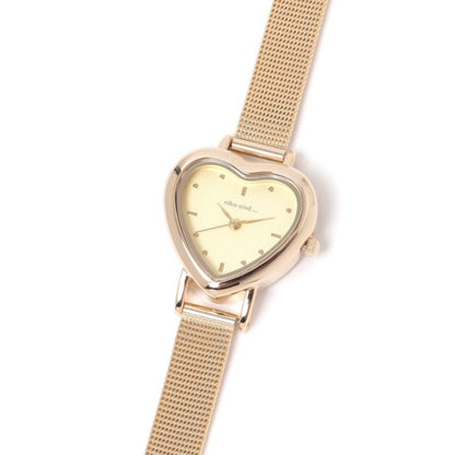 niko and heart mesh watch 心形手錶