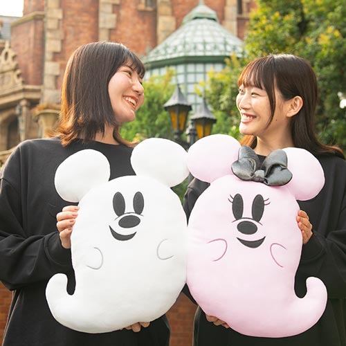 鬼鬼米奇 Mickey & Minnie Cushion Tokyo DisneyLand Halloween 2023
