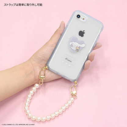 Sanrio 電話珍珠手環連手機殼 iPhone case Melody/ Kuromi/ Cinnamoroll iPhoneSE(第3世代/第2世代)/8/7/6s/6