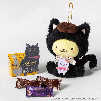 GODIVA x 萬聖節系列 貓貓朱古力/ 布甸狗｜Kuromi 掛飾+朱古力 30/9截單