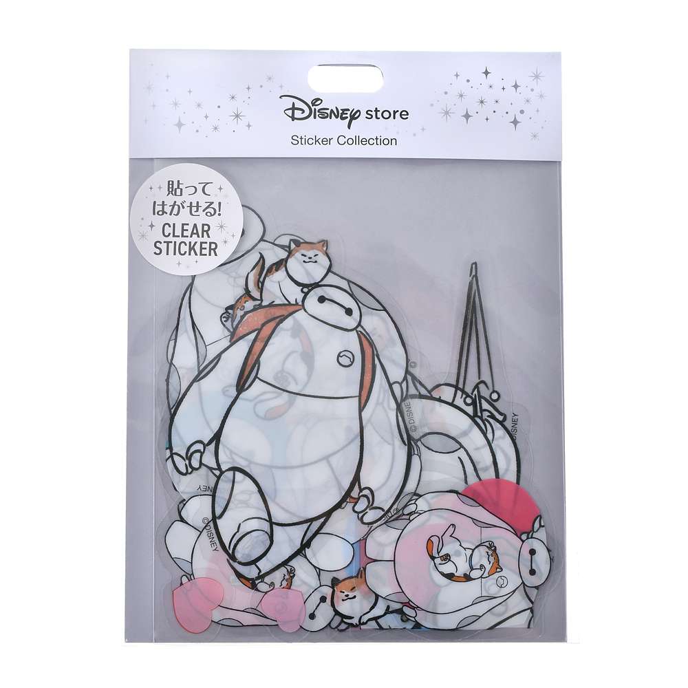 Baymax/ Stitch/ Marie & Dumbo & Bambi/ Princess 大貼紙套裝 Sticker Collection