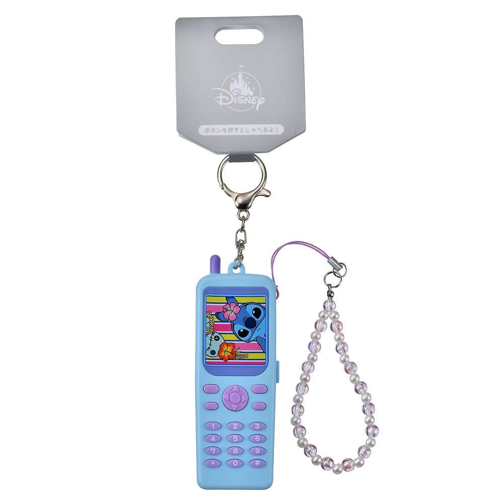 三眼仔/ Stitch/ Minnie/ Donald 發聲電話Keychain - Key Chain Fes