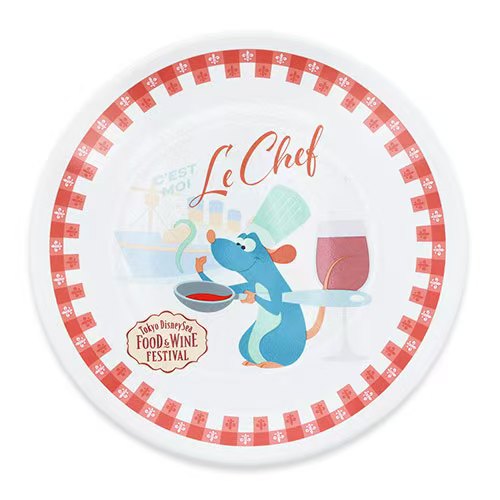 陶瓷碟 - Special Merchandise x 五星級大鼠 - TOKYO DISNEY SEA FOOD & WINE FESTIVAL