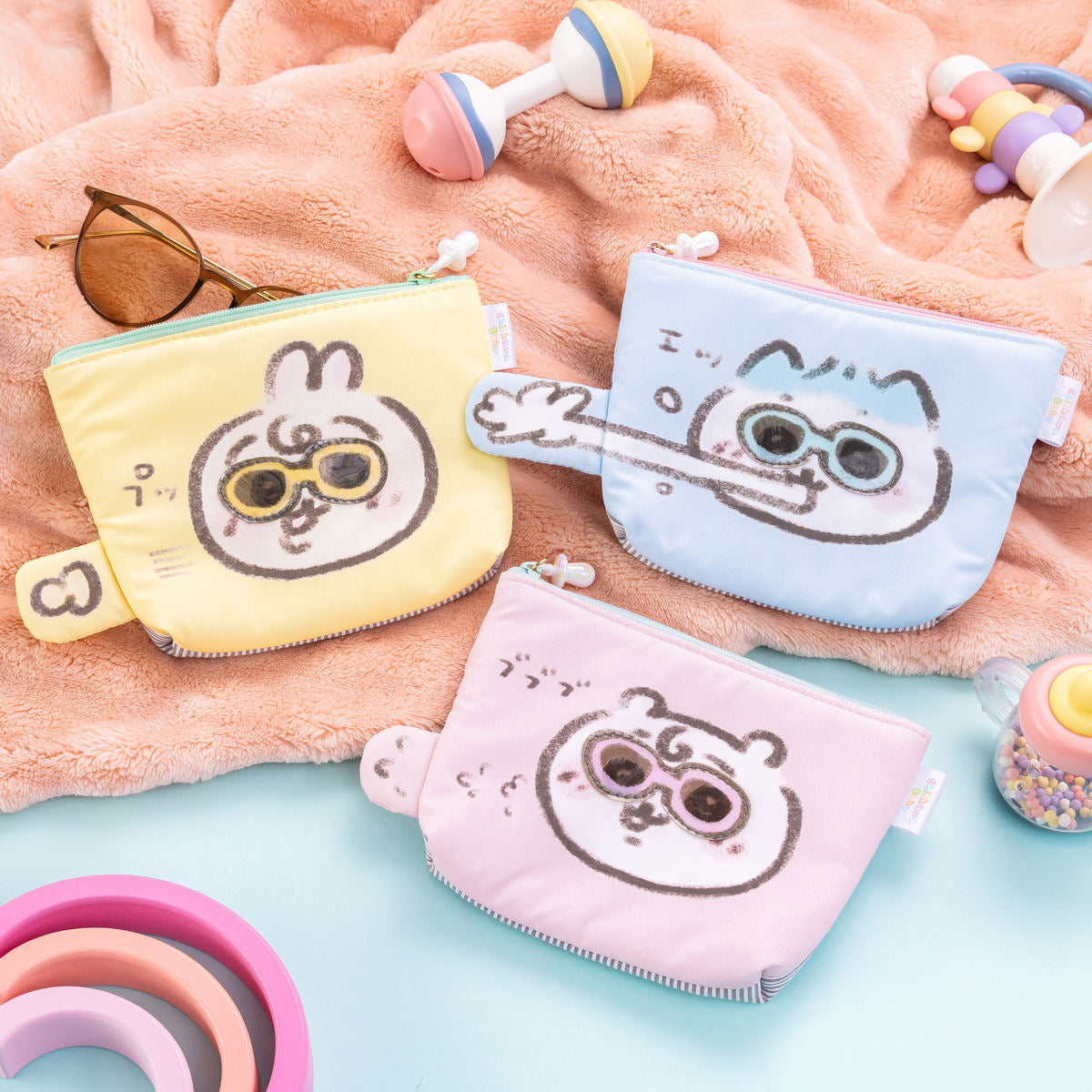 Chiikawa Baby 系列 小可愛/ 小八/ 兔兔 Pouch 化妝袋 ちいかわ